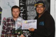 Round 2 RWD 2nd place: Bradley Burge & Competition Director: Soorian Ang, Photo: Craig Jacka