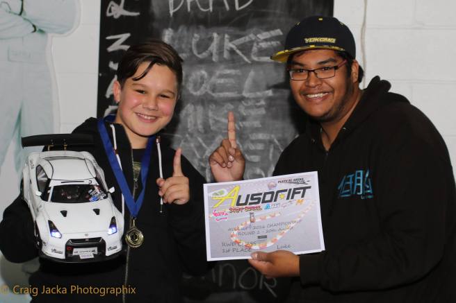 Round 2 RWD 1st place: Luke Veersma & Competition Director: Soorian Ang, Photo: Craig Jacka